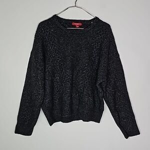 Guess gray XL cropped sweater